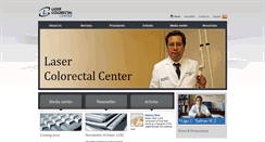 Desktop Screenshot of lasercolorectalcenter.com