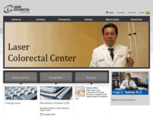 Tablet Screenshot of lasercolorectalcenter.com